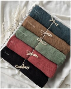 MICRO ribbed cotton